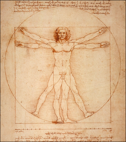 Vitruvian Man Leonardo